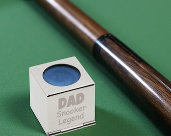 Porta gesso e gesso da biliardo Snooker Legend personalizzato con nome