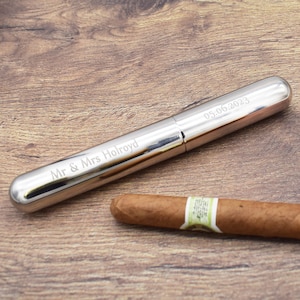 Pardo Cigar Tube - Stainless Steel PortableTravel Case
