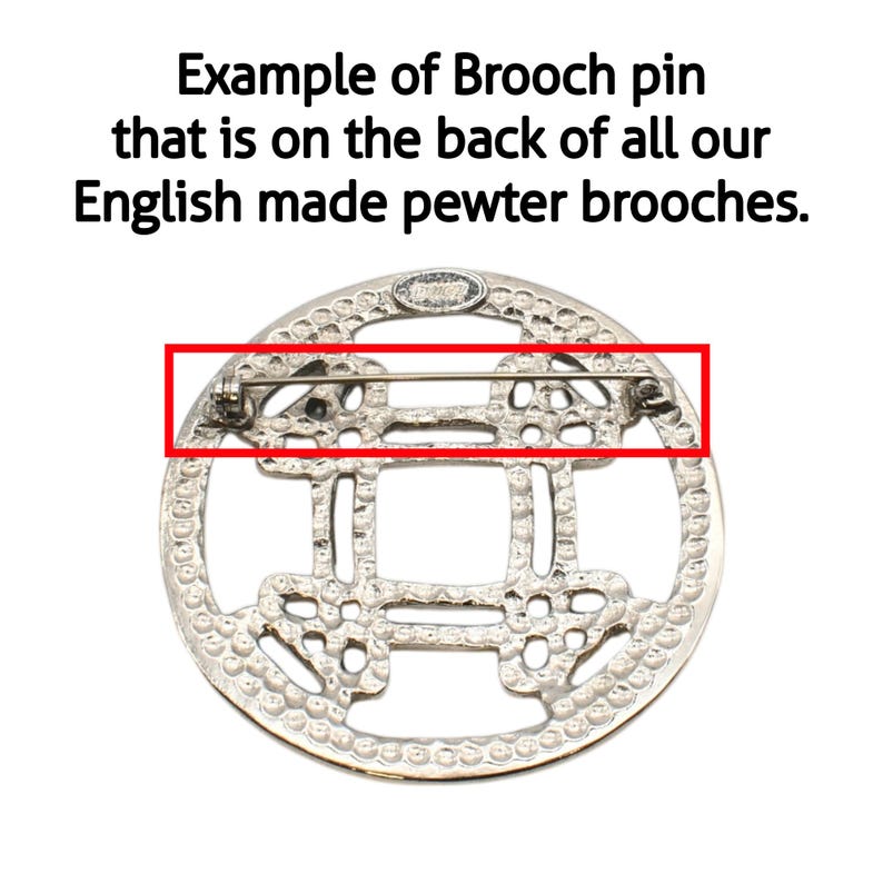 English Handmade Pewter Goat Brooch Presented in a Personalised Box ...