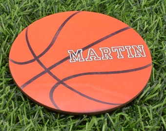 Personalised with Name Basketball Coaster