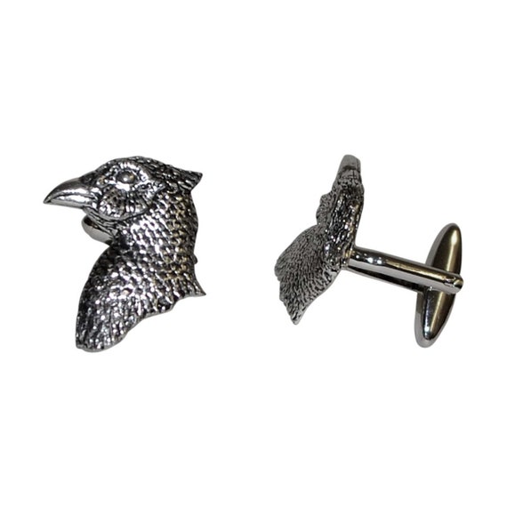 Wren Bird Cufflinks Pewter UK Hand Made Gift Boxed Pouched QUANTITY DISCOUNT 404 
