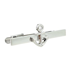 Ships Anchor sailing Tie Clip in personalised box