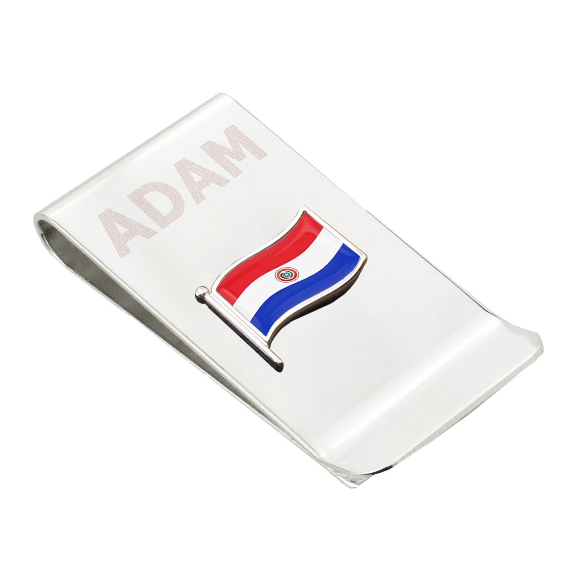 Paraguay Jewelry - Etsy Paraguay Flag Pendant Money Clip display picture 1
