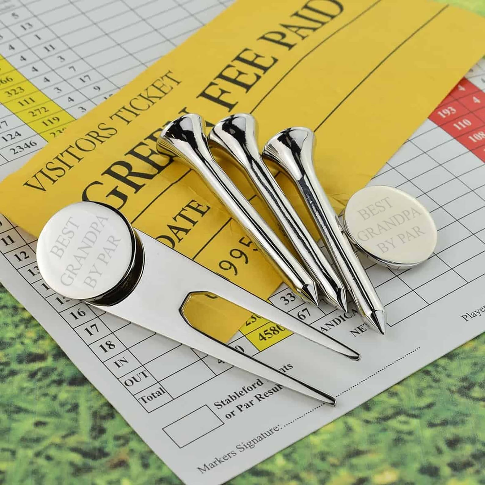 Best by Par Polished Golf Pitch Mark Repairer and Ball Marker Etsy