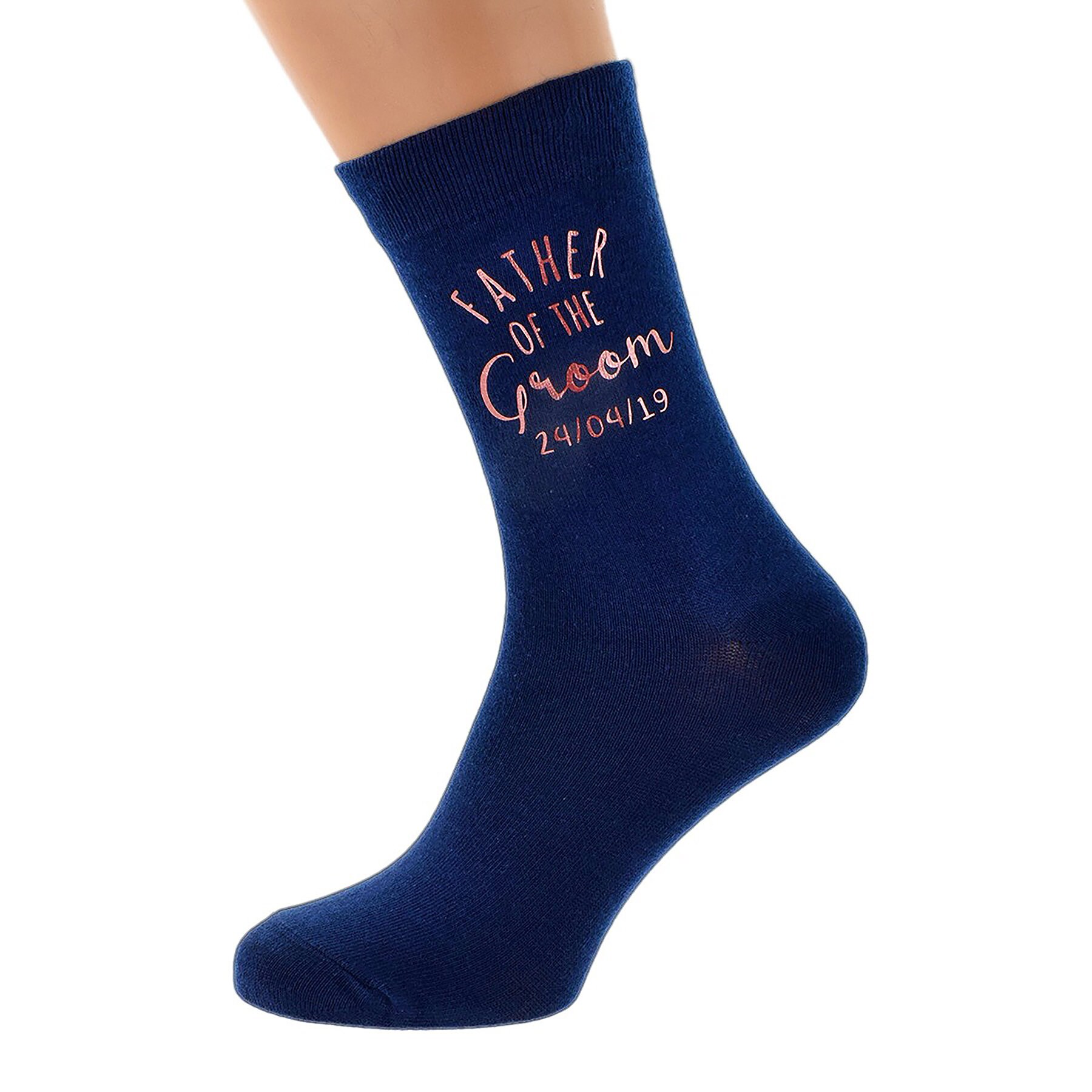 blue and gold dress socks Marigold Polka Dot Dress Socks