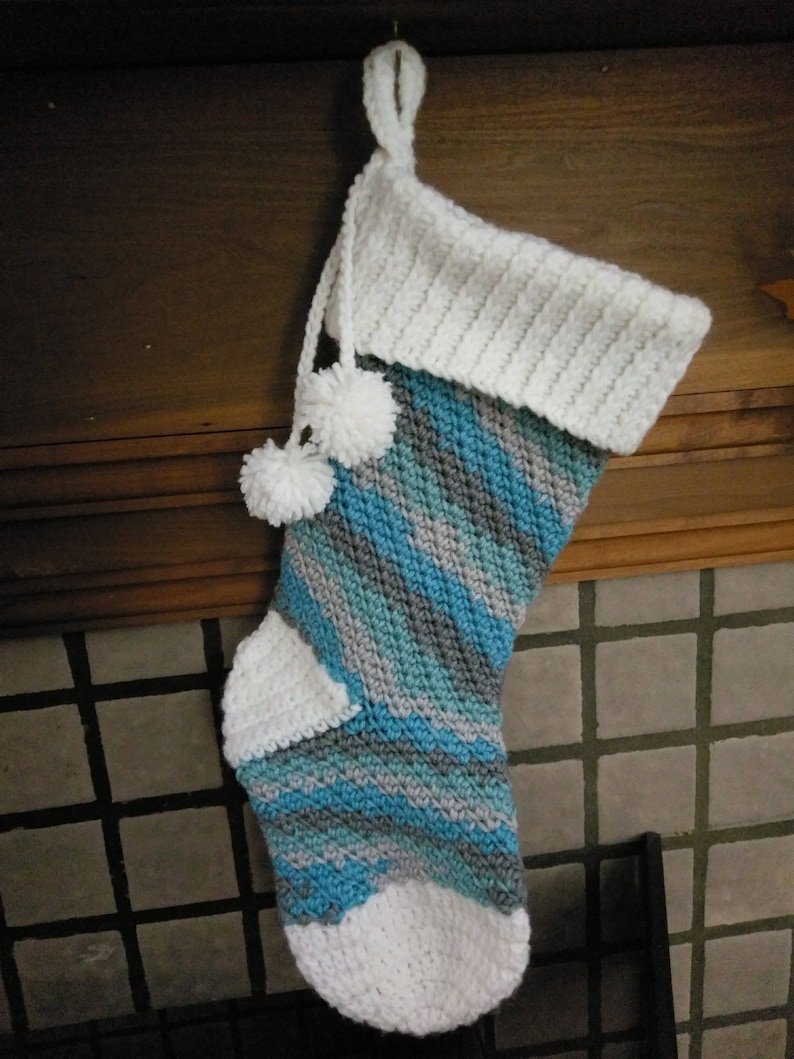 Planned Pooling Christmas Stocking Pattern 画像 1