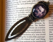 Friedrich Nietzsche Bookmark - Nietzsche Bookmark, Philosophy Gift, Postmodern Keepsake, Existentialism Gift, Nihlism Bookmark