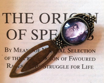 Charles Darwin Bookmark - Atheist Gift, The Origin of Species, Darwinism Gift, Natural Selection Bookmark, Charles Darwin Gift for Scientist