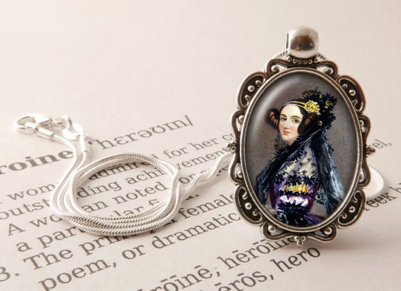 Ada Lovelace Pendant Necklace Ada Lovelace Jewelry Women In Etsy