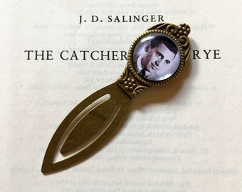 JD Salinger Bookmark - Catcher in the Rye Gift, J.D.Salinger Gift, Holden Caulfield Bookmark, J D Salinger Literary Gift, Vintage Bookmark
