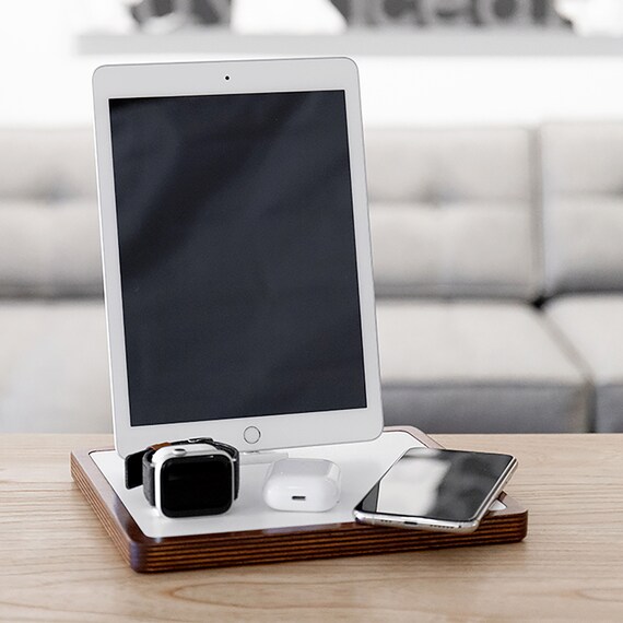 Nytstnd Wireless Charging Pad For Ipad Iphone Airpods Apple Etsy