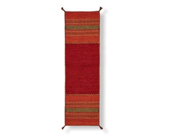 Kilim Hallway Runner, Red, 67 x 220 cms, Moroccan Rug, Red Runner, Turkish Runner Rug, Stair Rug Runner, Vintage Runner, Home Decor