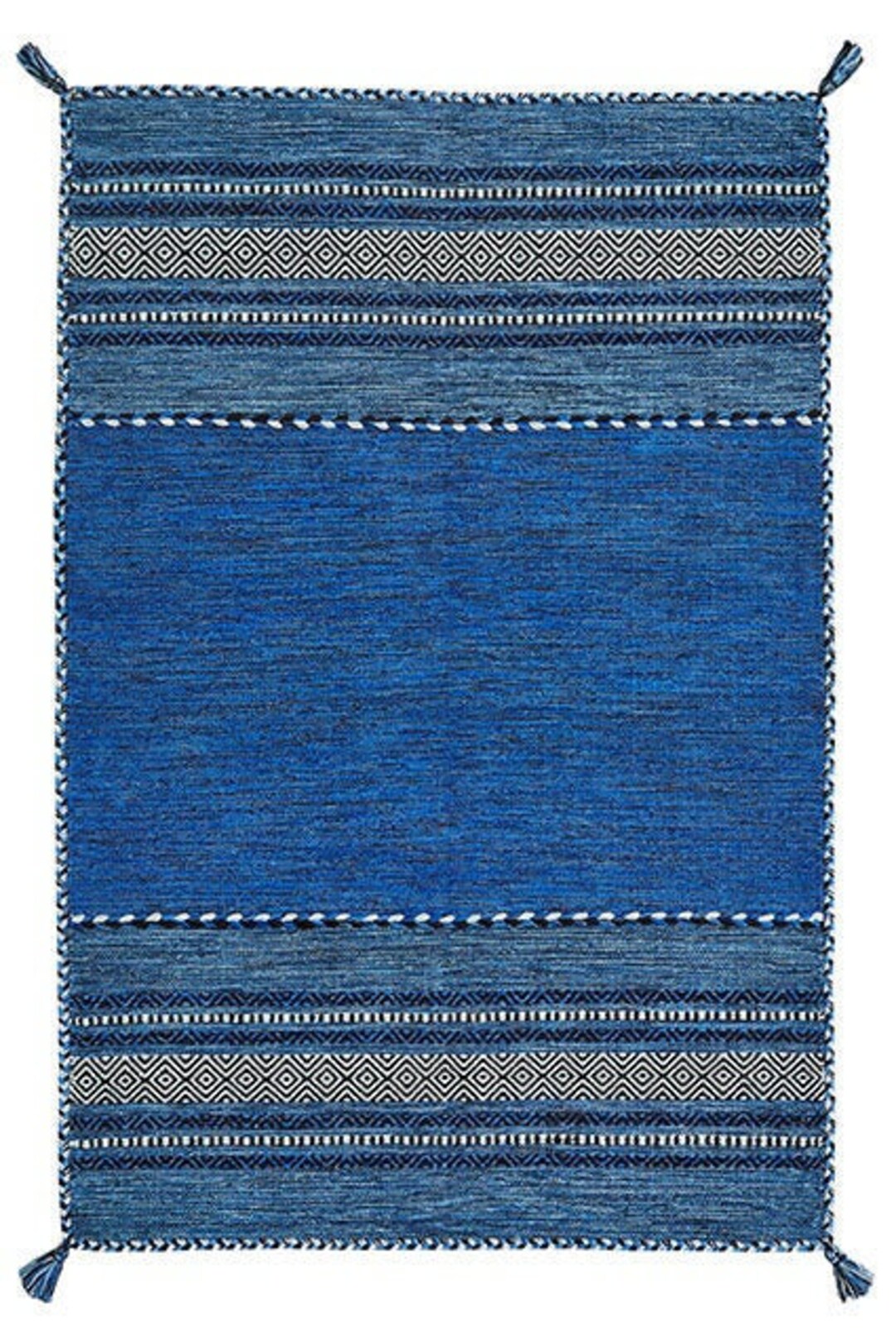 Blue Kilim Rug Moroccan Rug Moroccan Kilim Carpet Tribal Etsy