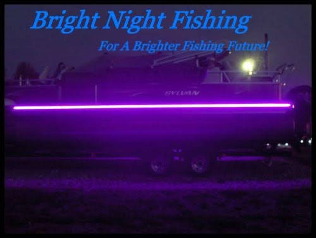 LED UV Boat Lights ,night Fishing LED Strip, Ultraviolet Boat Bass