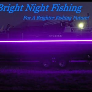LED UV Boat Lights ,night Fishing LED Strip, Ultraviolet Boat Bass Fishing  12v Black Light ,yacht Lights ,pontoon, Kayak Florescent Light -  Canada