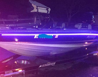 12 volt LED UV Boat lights ,Night Fishing LED Strip, Ultraviolet boat fishing black light ,Yacht lights ,Pontoon, Kayak florescent Light