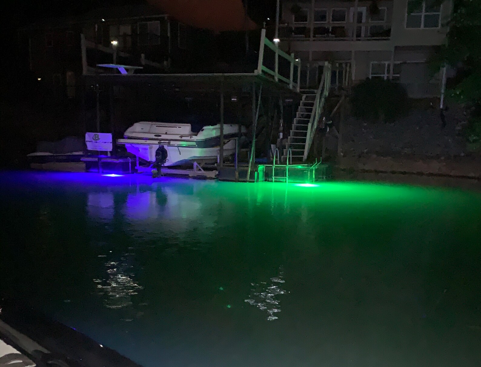 Underwater Fishing Light 15000 Lumens 25ft Cord Green Etsy