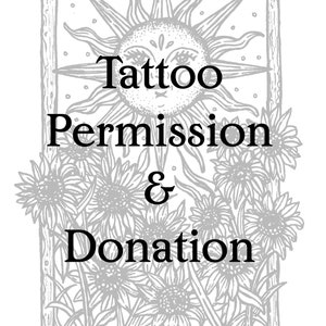 Tattoo Permission & Donation
