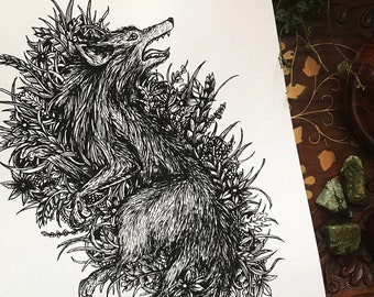 Wolf Art Print