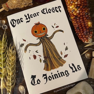 Over the Garden Mauer Geburtstagskarte