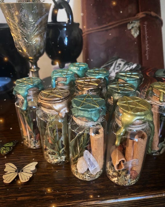 Luck Magic! Bad-Luck-Be-Gone Spell Jar -  Break Bad Luck and Bring the Good