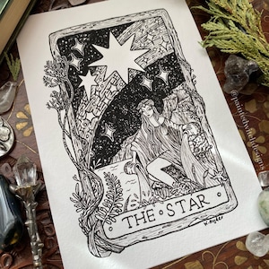 The Star Tarot Card Art Print