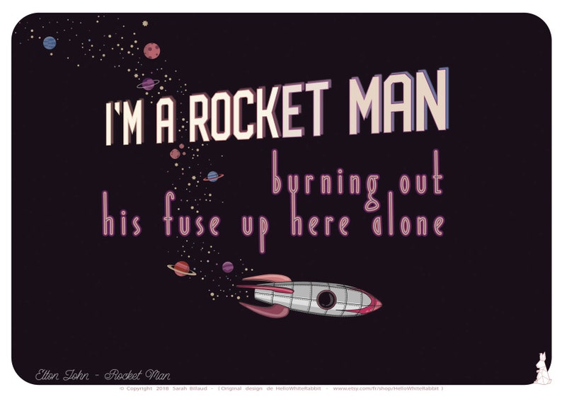 words to song rocket man words to song rocket man