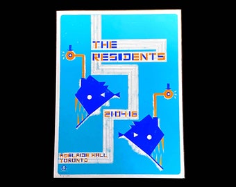 The Residents | Blue and Orange | Art Print | Home Decor | Pop Culture