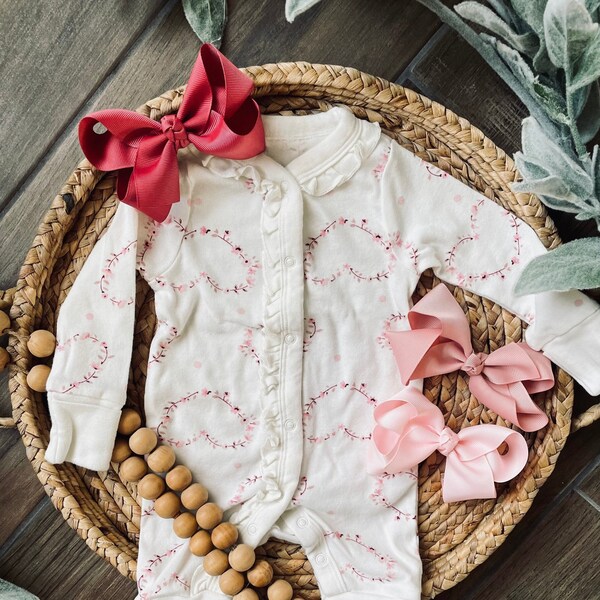 Baby Girl Valentines Day Outfit Etsy