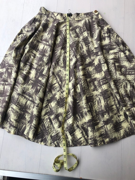 1950's Vintage Cotton Circle Skirt