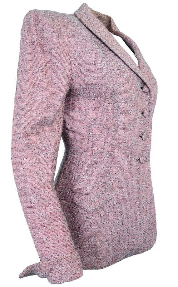 1940's Vintage Pink Flecked Blazer