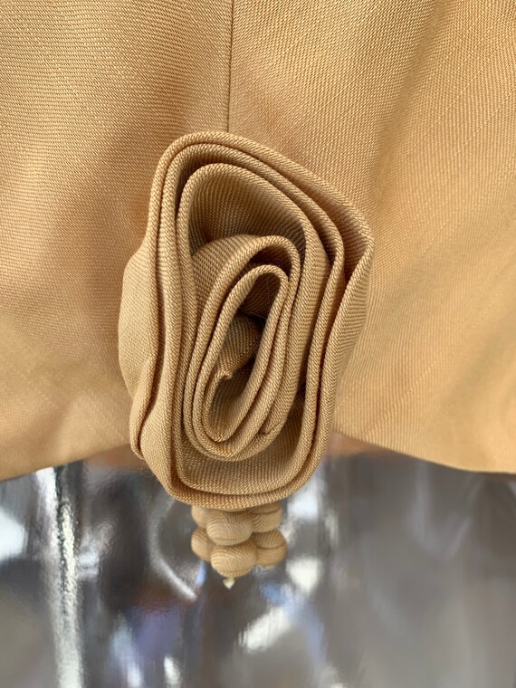 14866 Mustard Classic Collar Blouse
