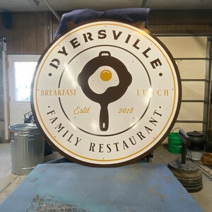 Custom Multi-Layer business sign
