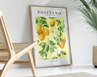 Lemon Branch Print, Amalfi Wall Art Print, Home Decor Prints, Kitchen Prints, Gallery Wall, Living Room Prints