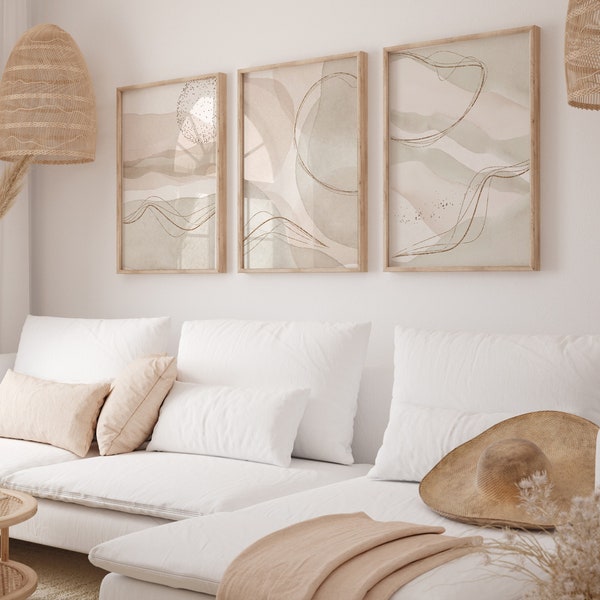 Rose Gold Wall Art - Etsy