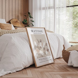 Beige Henri Matisse Wall Art Set of 3 Prints, Neutral Home Decor, Brown ...