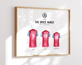 Geschenk für Papa Weihnachten, personalisierte Fußball Druck, Papa Geschenke, Vatertag, Opa Geschenkideen, Geschenk für Papa zu sein