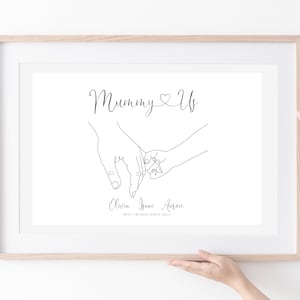 Mothers Day Gift, Mothers Day Print, Gifts for Mum, Personalised Gift For Mum, Mummy Present, Mother, Mom Gift From Son Daughter Child