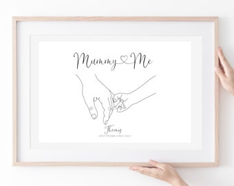 Muttertagsgeschenk, Muttertagsdruck, Geschenke für Mama, personalisiertes Geschenk für Mama, Mamageschenk, Mutter, Mamageschenk von Sohn-Tochter-Kind