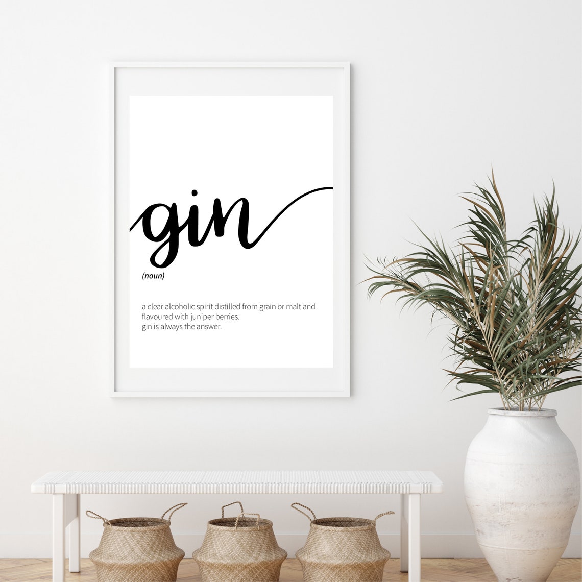 Gin Gin Print Gin Definition Prints Gin Definition Gin Gift Etsy UK