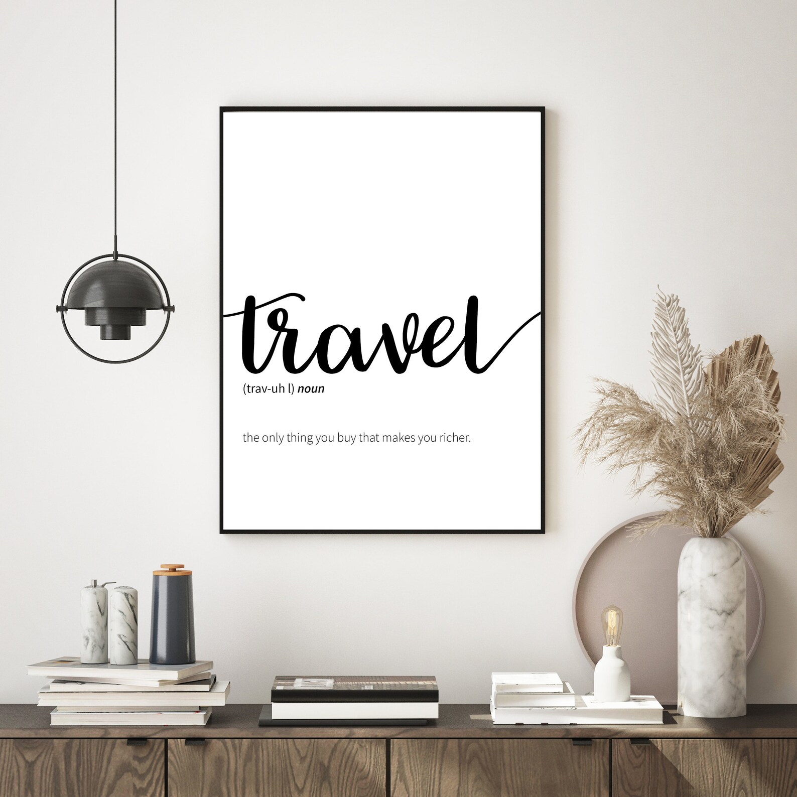 Travel Dictionary Definition Travel Inspirational Poster Etsy UK