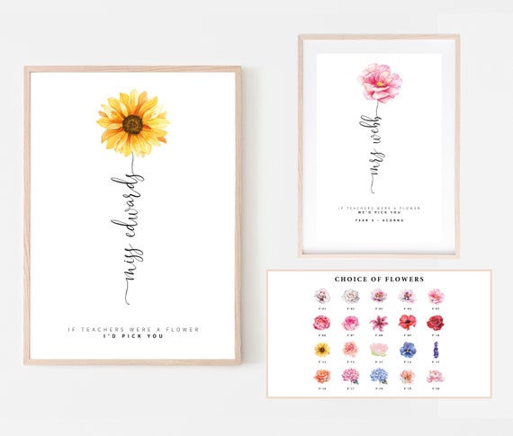 Personalised Thank You Teacher Gift, Teacher Class Gift, Teacher Leaving Gifts, Personalised End of Term Gift, School Nursery Teacher Gifts