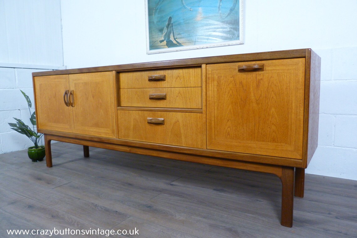 G Plan Sierra teak 7ft sideboard Etsy