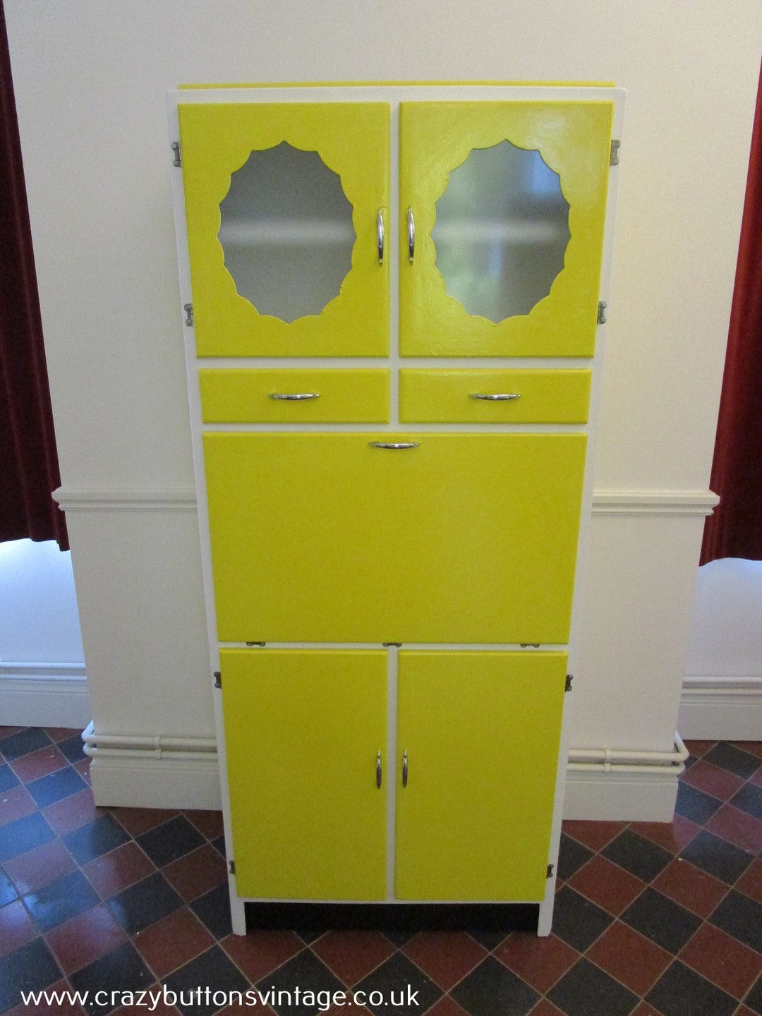 Vintage Kitchen Larder Unit Refurbished Etsy UK