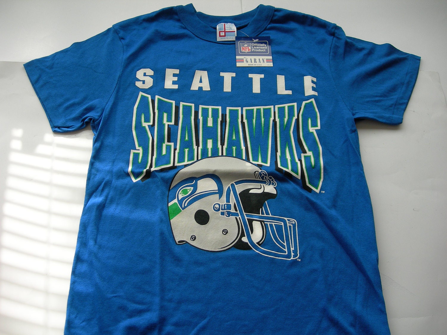 Vintage Seattle Seahawks NFL football t shirt by Garan made | Etsy