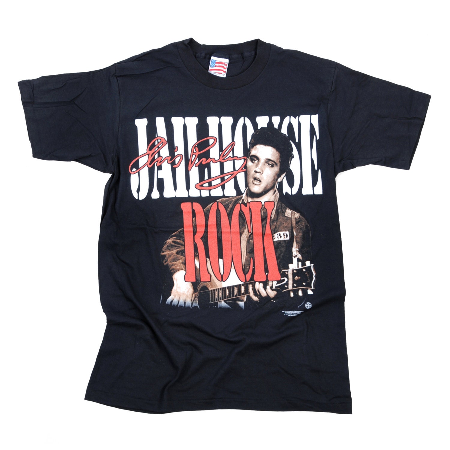 Elvis Presley Vintage T Shirt Jailhouse 