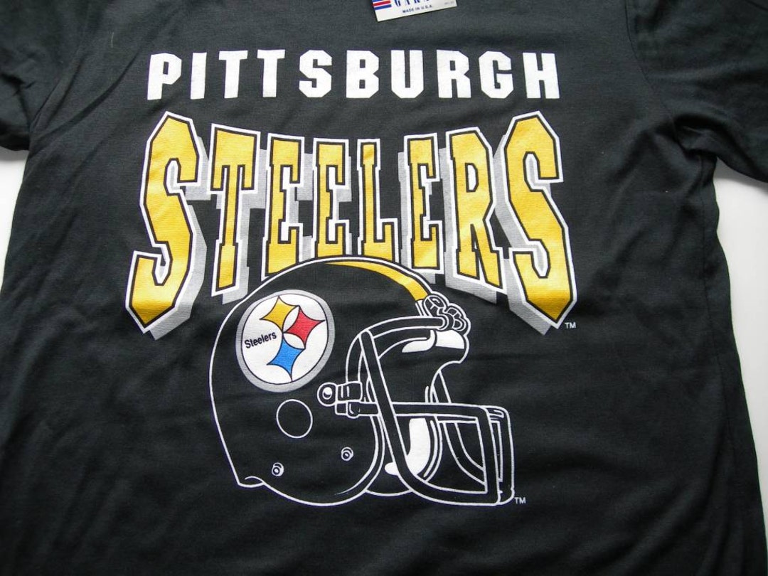 Pittsburgh Steelers Vintage Nfl Football T Shirt by Garan Made - Etsy