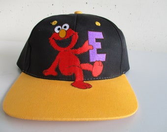 Sesame street Elmo vintage snapback cap 2-tone new with tags Jim Henson productions