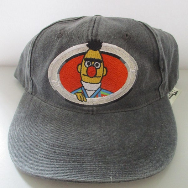 Sesame street Bert vintage strap back cap new with tags Jim Henson productions