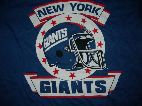 New York Giants Vintage Nfl Football T Shirt Made in the USA 